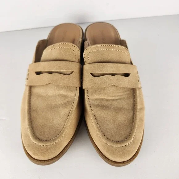 Cynthia Rowley Women's Classy Tan Slip-On Suede Loafers Size 8.5M - Picture 5 of 6